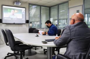 Reunião virtual com o Governo de Santa Catarina