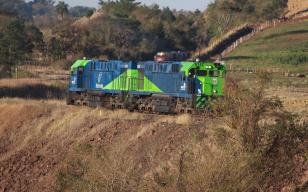 Imagem de um trem da Ferroeste